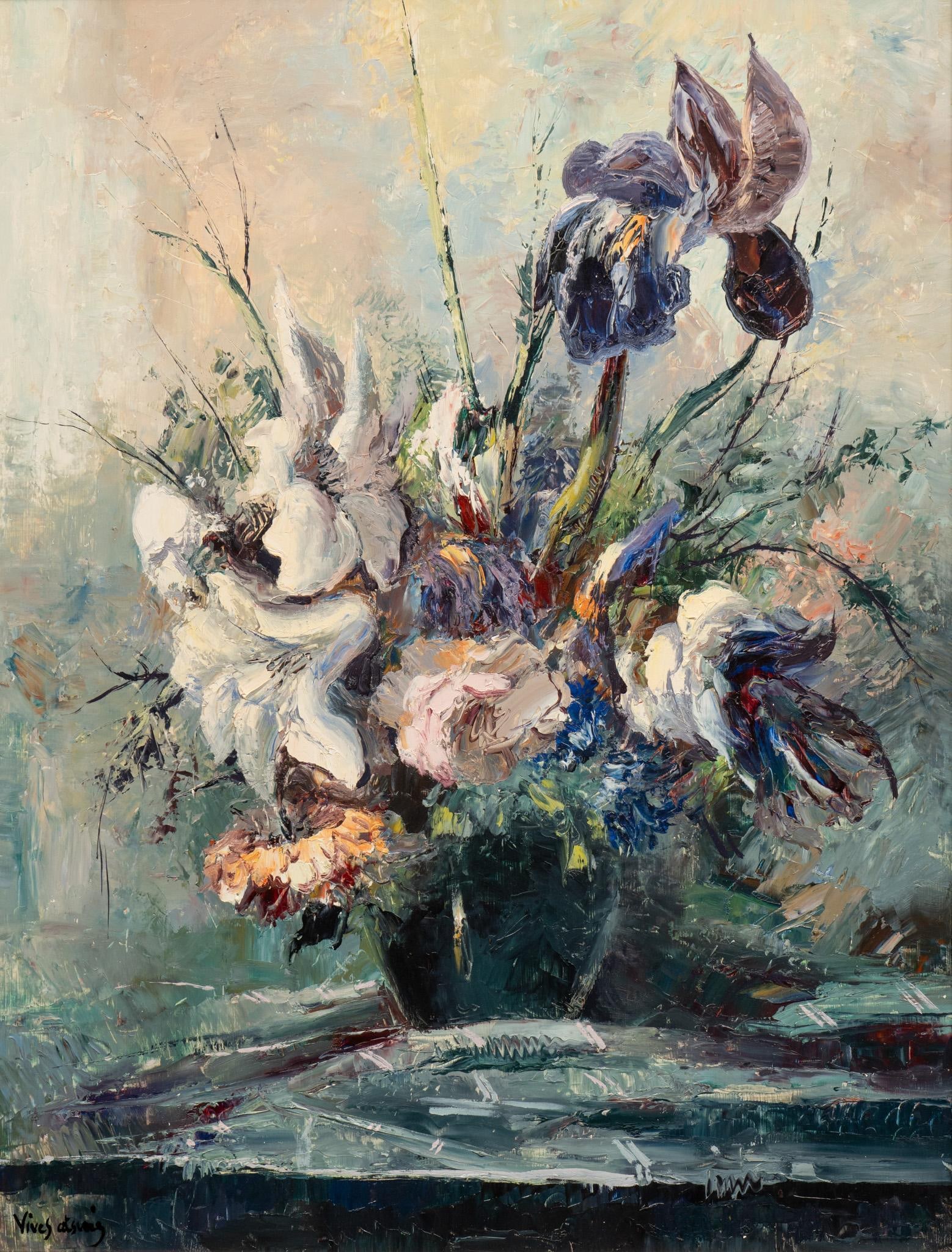 Jose Vives-Atsara, "Flores", ca. 1960s (1 of 6)