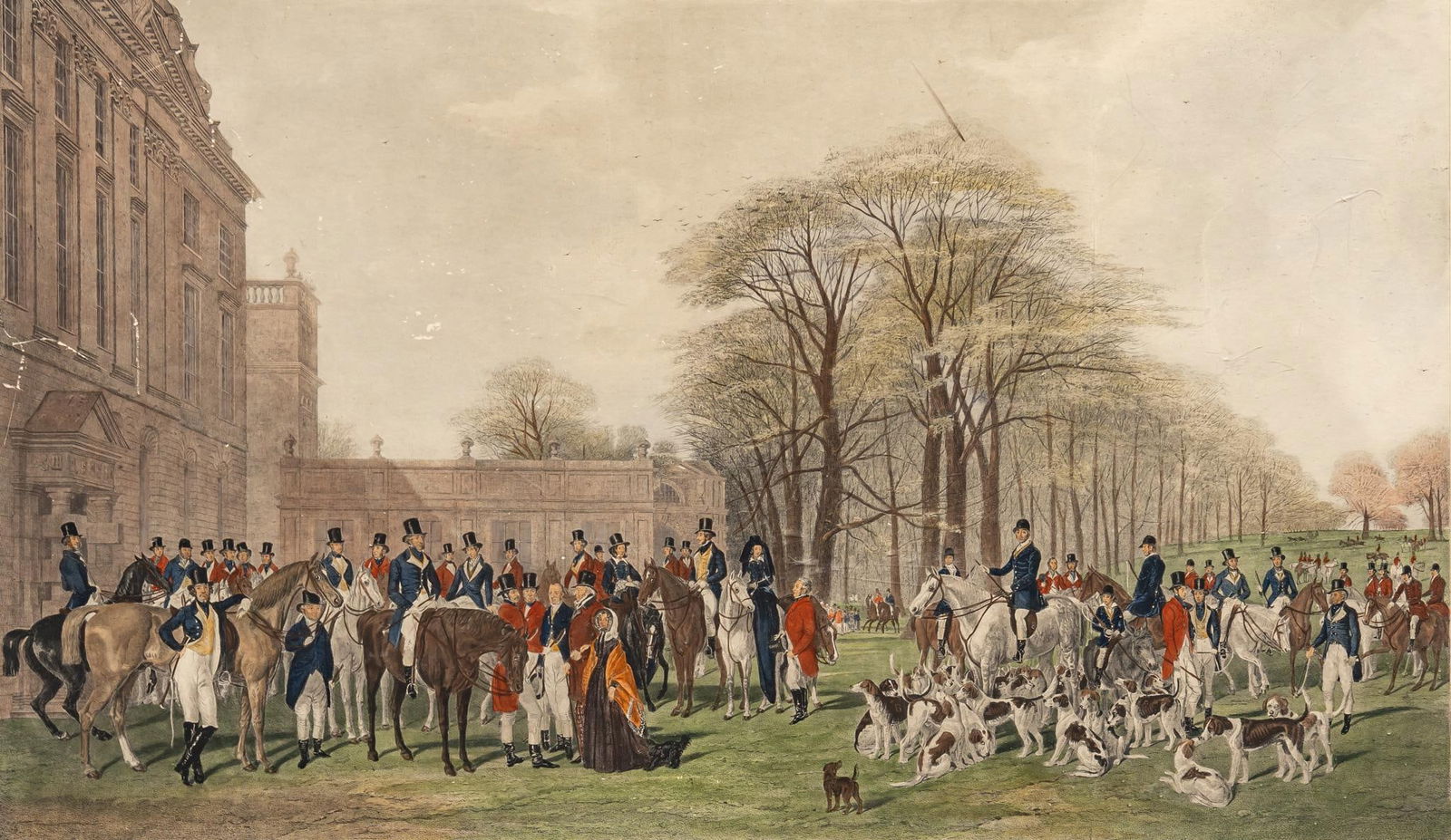 William Giller, Vintage Engraving, "The Meet at Badminton" (1 of 8)