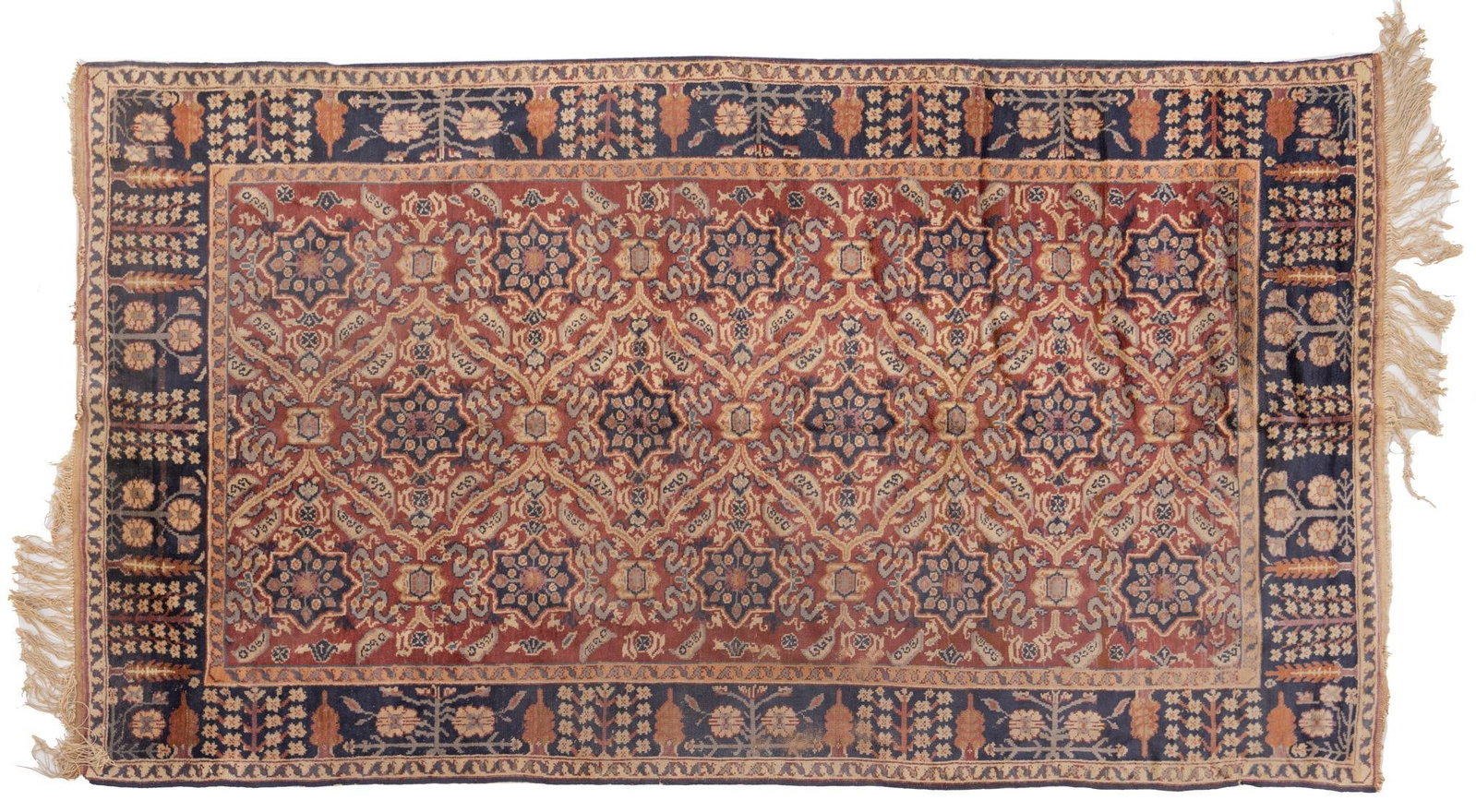 Persian Estate Rug, 9 ft. 9 in.x 5 ft. 5 in.: Persian estate rug 9 ft. 9 in.x 5 ft. 5 in. Condition: Loss to fringe