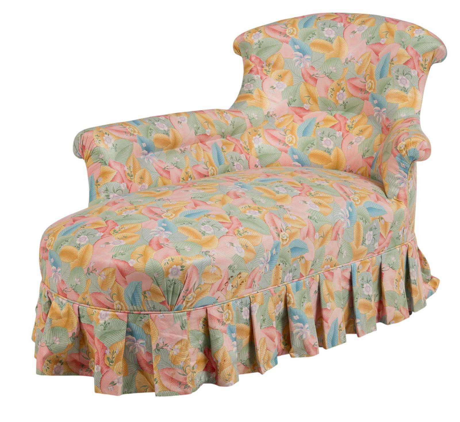 Napoleon III Style Chaise Sofa (1 of 5)