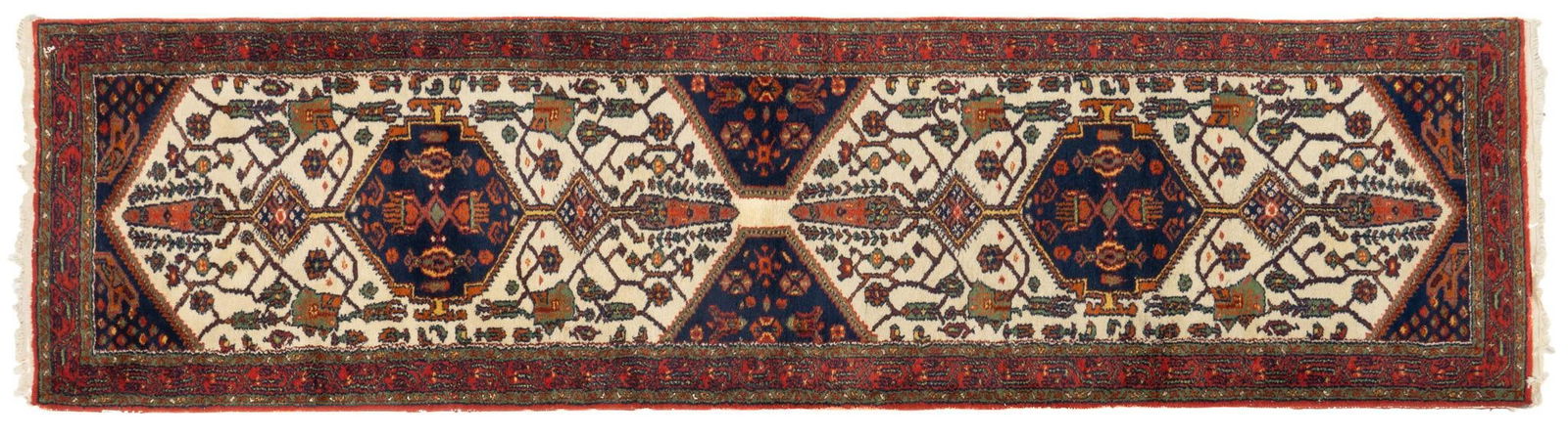 Rug Runner, 10 ft. 11 in. x 2 ft. 10 in.: Rug runner 10 ft. 11 in. x 2 ft. 10 in. Provenance: Property from the collection of a Houston, Texas gentleman