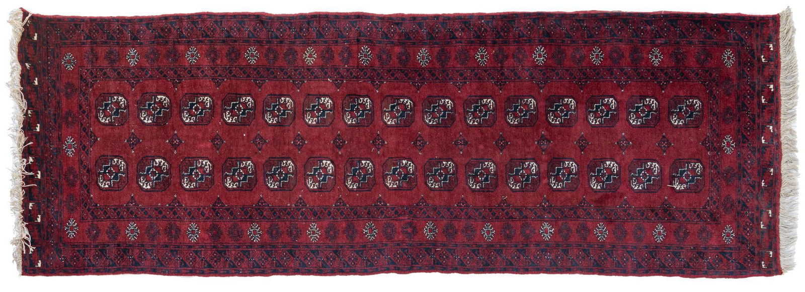 Handwoven Bokhara Rug Runner, 9 ft. 4 in. x 3 ft. 2 in. (1 of 4)