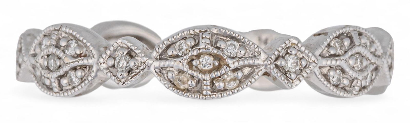 Gabriel & Co. 14K White Gold Diamond Band (1 of 4)