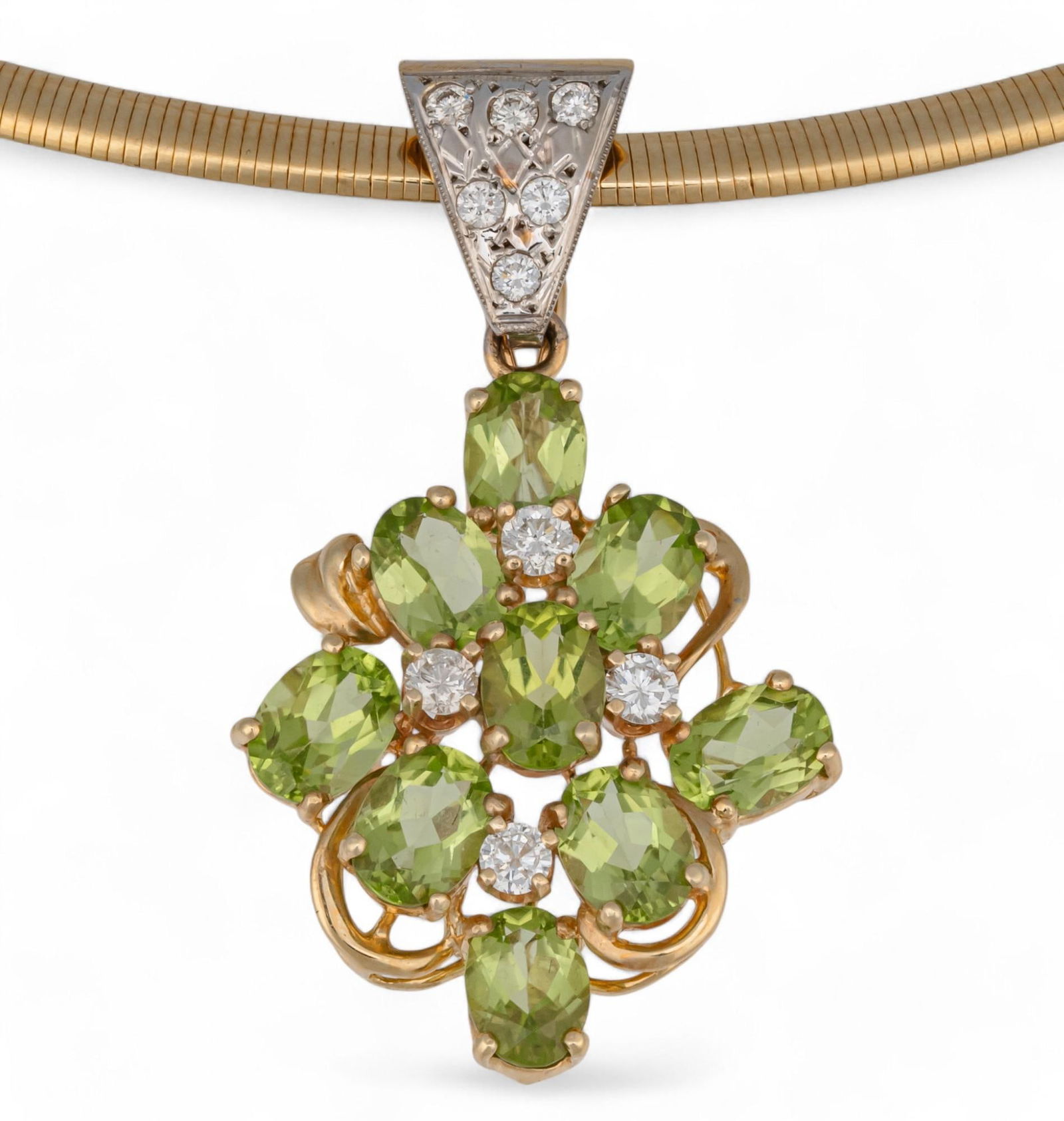 Sterling Silver Amethyst Pendant Necklace (1 of 2)