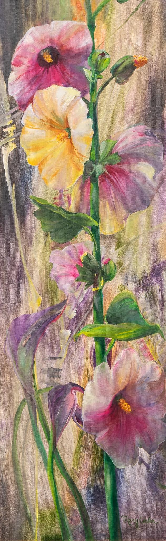 Mary Cover, Hollyhock Flowers (1 of 5)