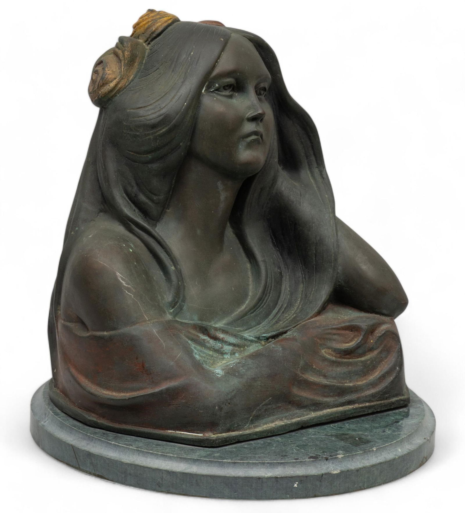 Vintage Bronze Bust (1 of 5)