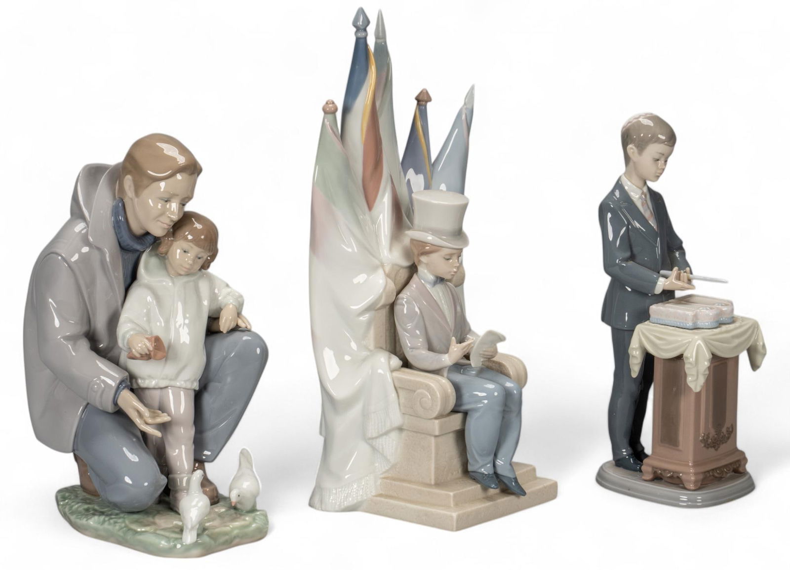 Collection of (3) Lladro (ES) Figurines (1 of 10)