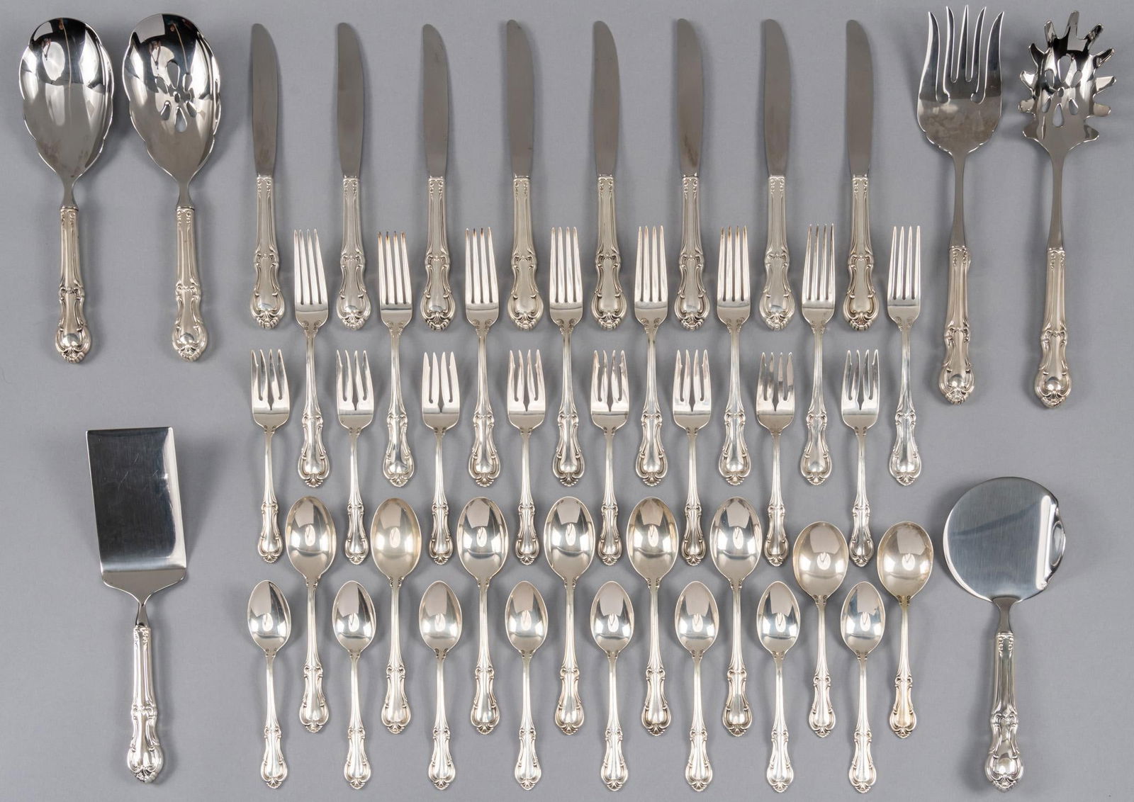 "Joan of Arc" By International Sterling Partial Flatware Set (1 of 9)
