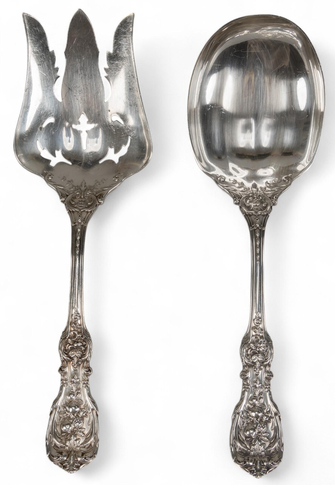 "Francis I" Sterling Silver (2) Piece Salad Set (1 of 6)