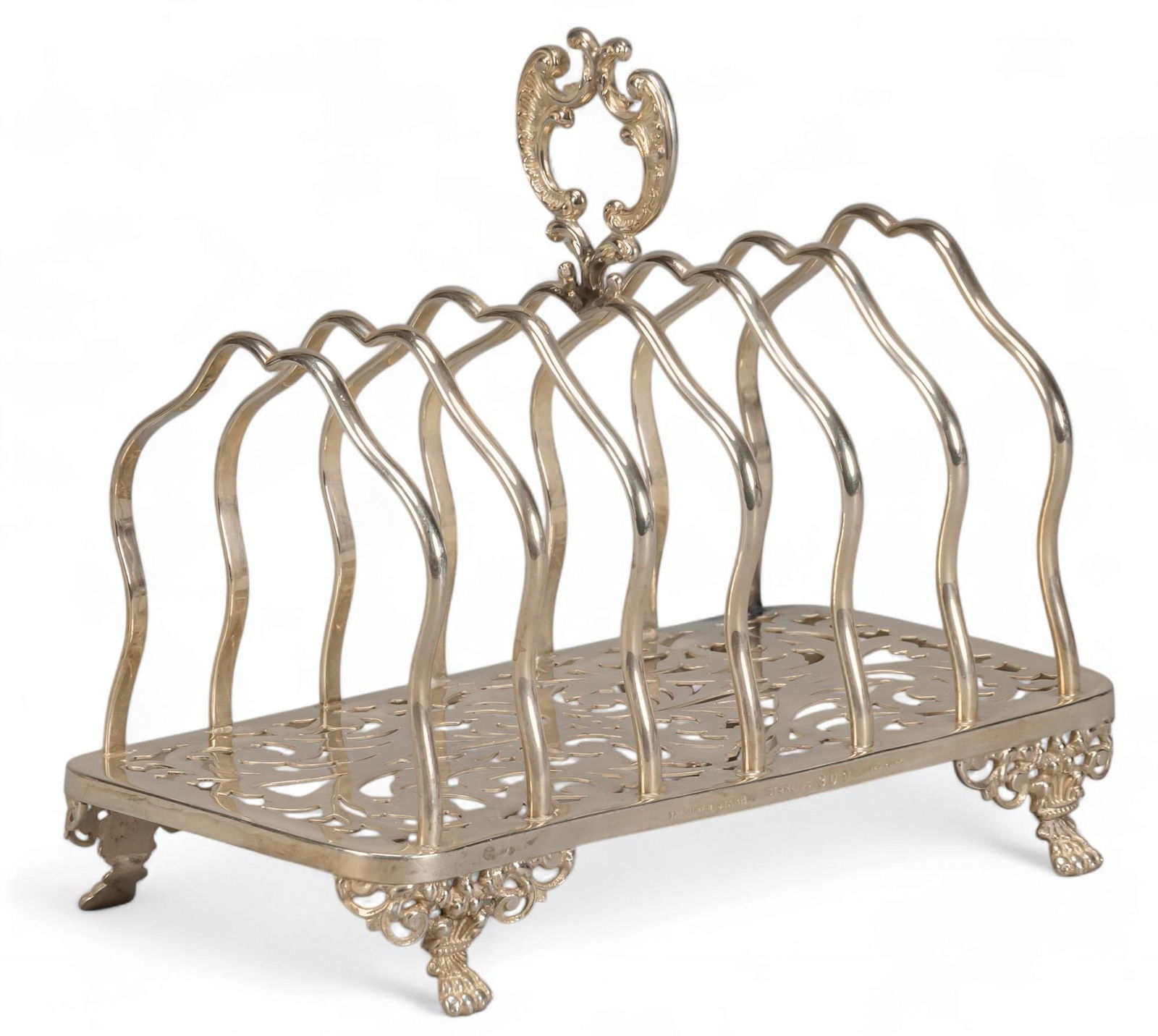 Sterling Silver English Toast Rack (1 of 6)
