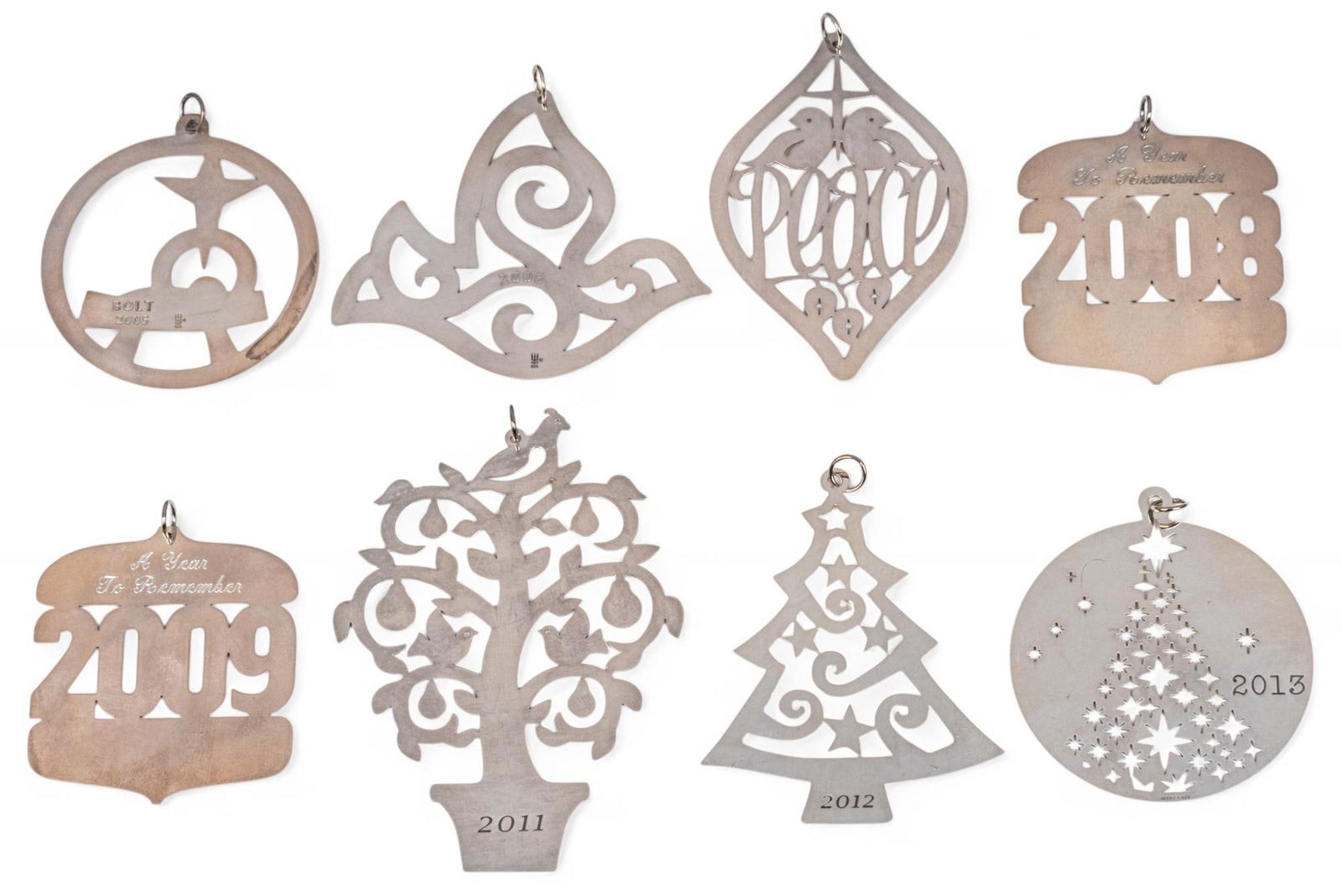 Collection of (8) James Avery Sterling Silver Ornaments (1 of 5)
