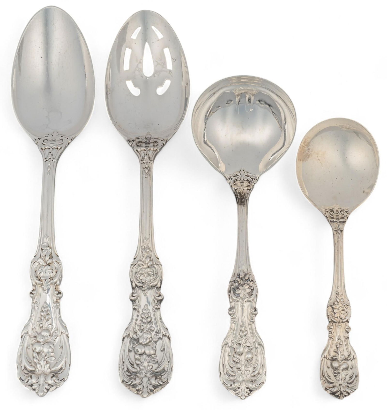 (4) "Francis I" by Reed & Barton Sterling Silver Serving Spoons (1 of 10)
