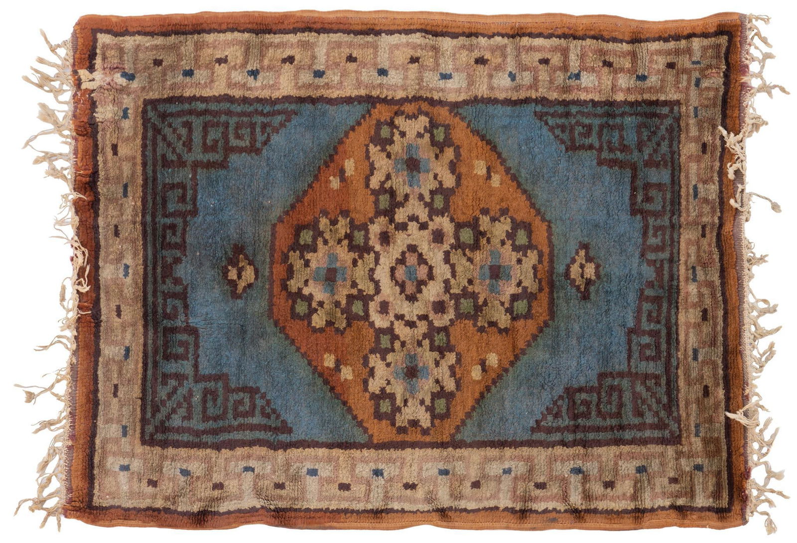Small Handwoven Rug, 3 ft. 4 in. x 2 ft. 5 in. (1 of 5)