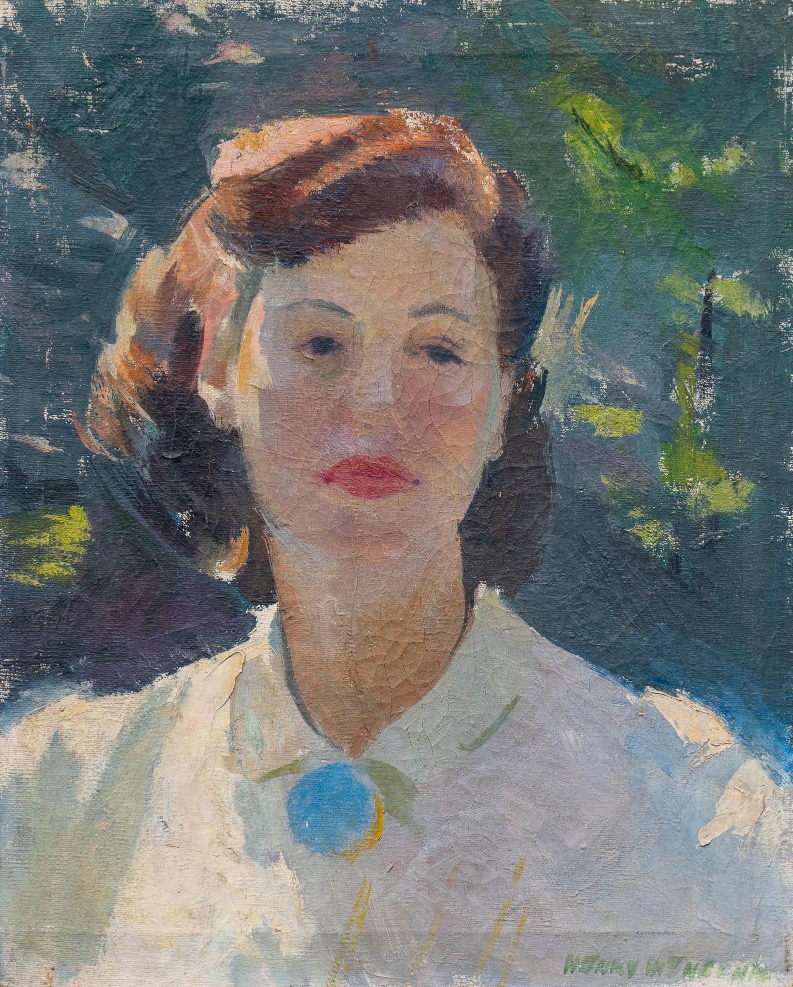 Henry Hensche, Portrait of a Lady, ca. 1940s (1 of 5)