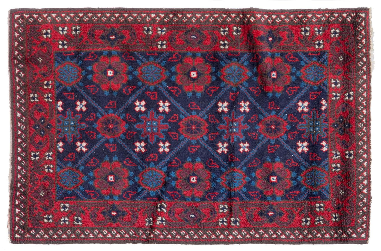 Small Handwoven Rug, 4 ft. x 2 ft. 7 in. (1 of 4)