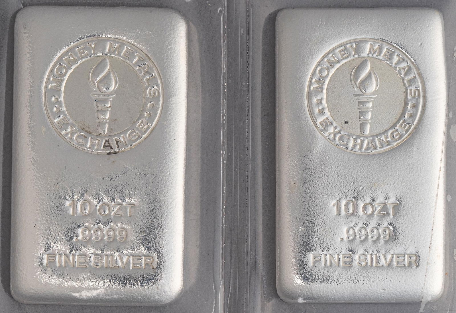 (2) 10 ozt Fine Silver Bars (1 of 2)
