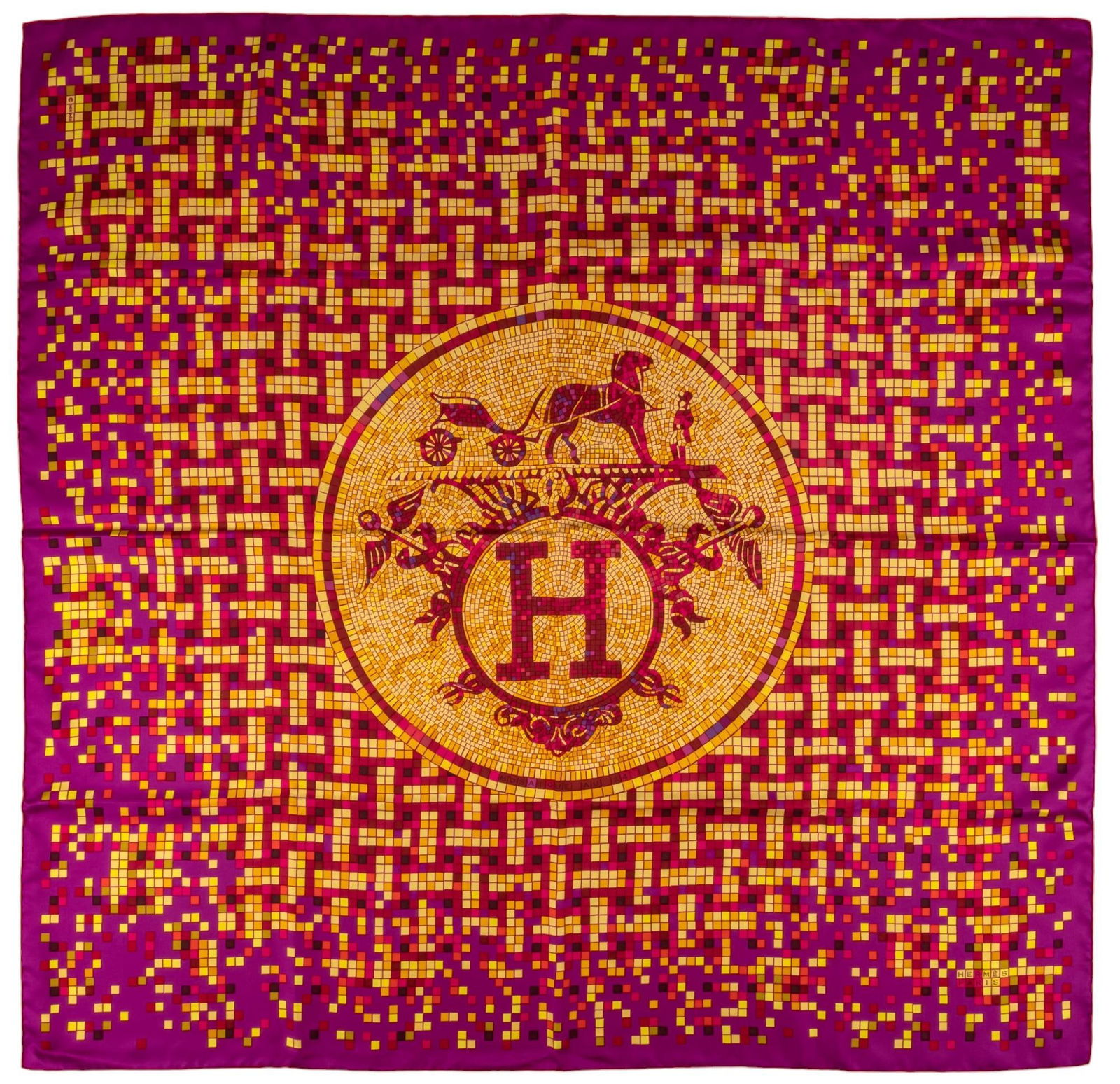 Hermes Paris, Mosaique Au 24 Silk Scarf (1 of 10)
