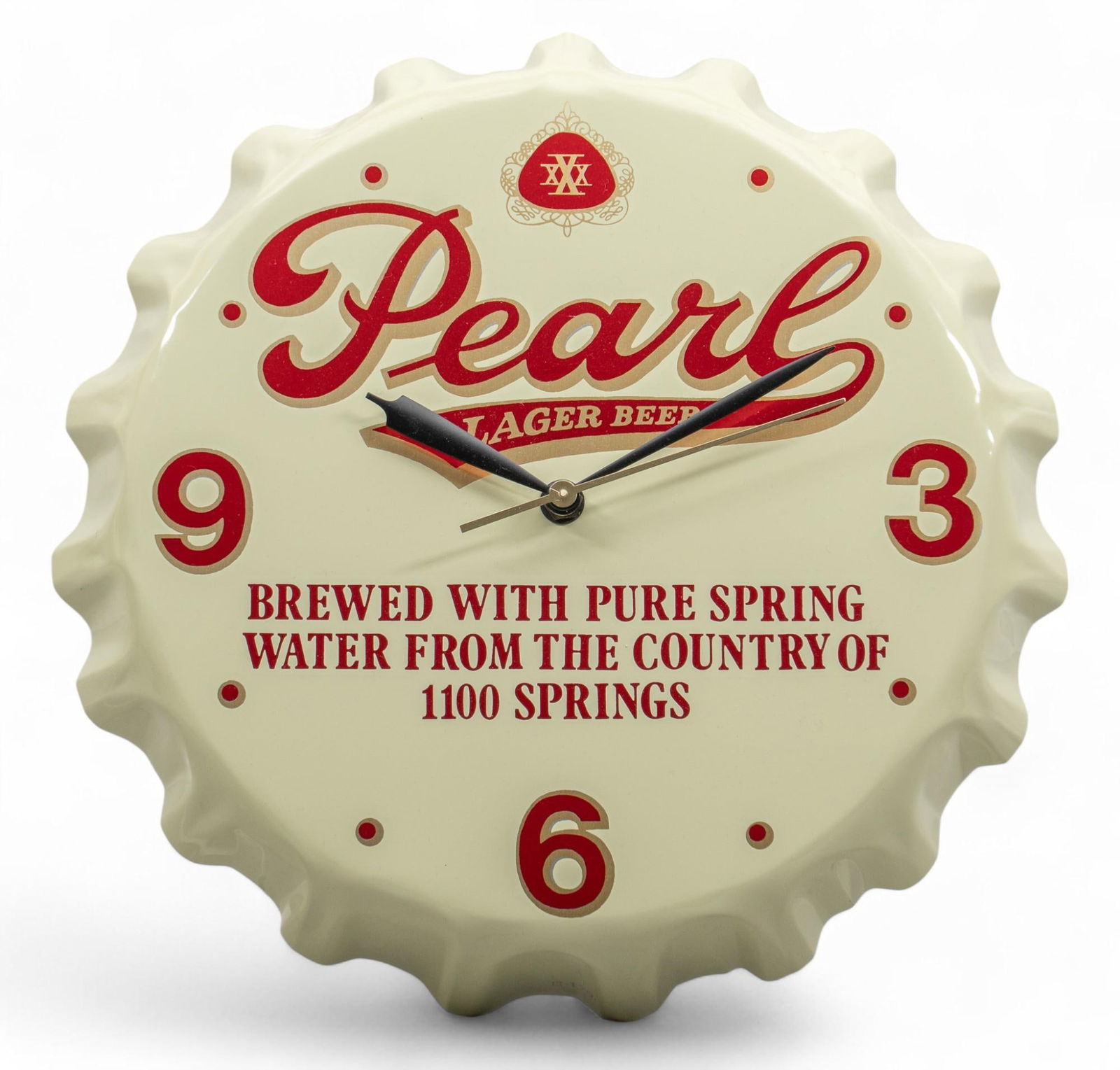 Pearl Lager Beer Bottle Cap Wall Clock (1 of 8)