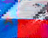 Peter Max, "Texas Flag Ver. II #48"