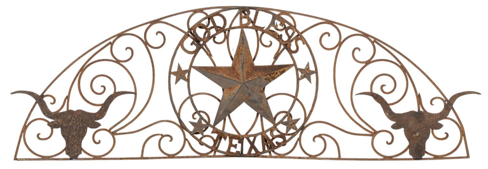 God Bless Texas Metal Display (1 of 5)