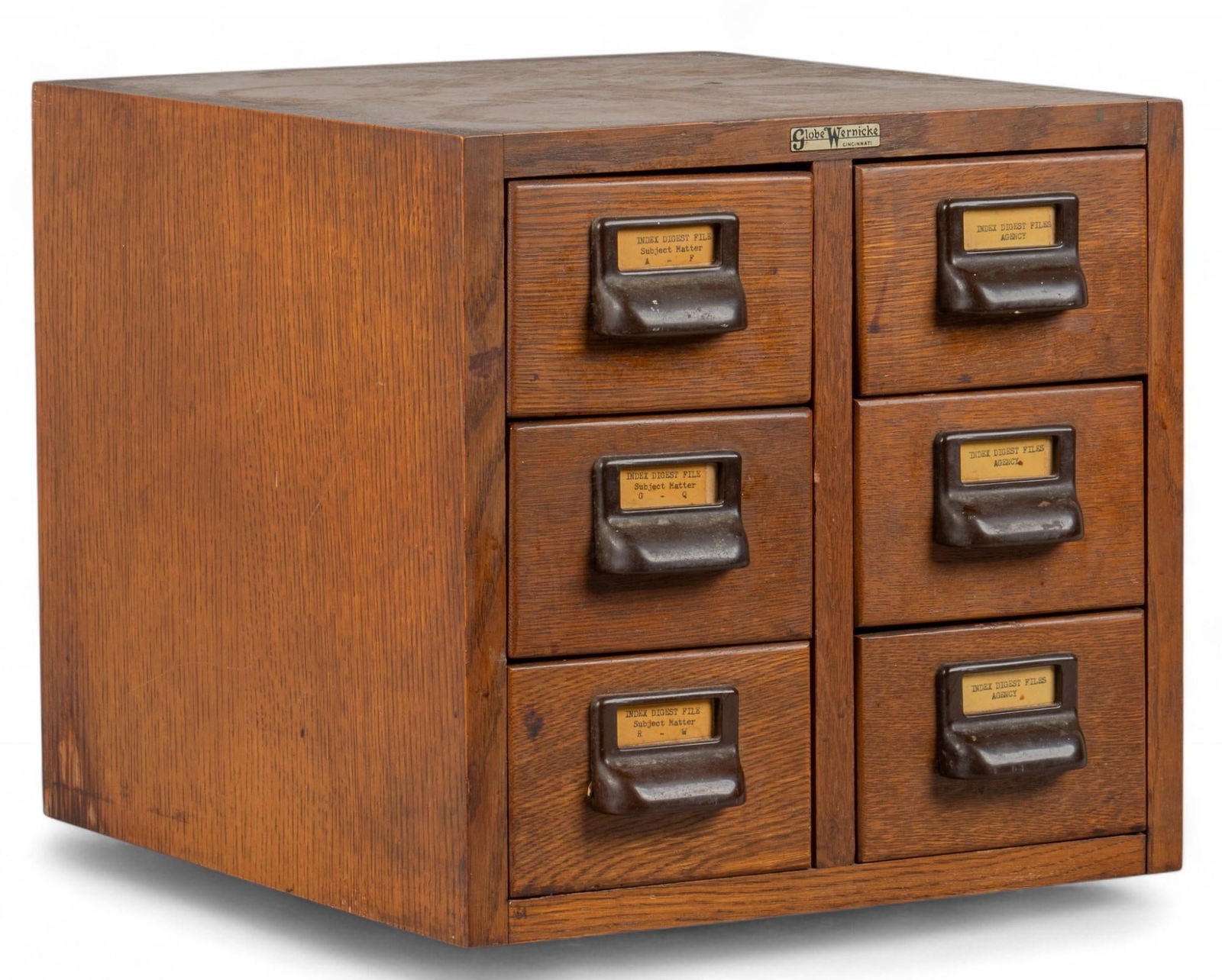 Globe Wernicke Co. Index Card File Cabinet (1 of 11)