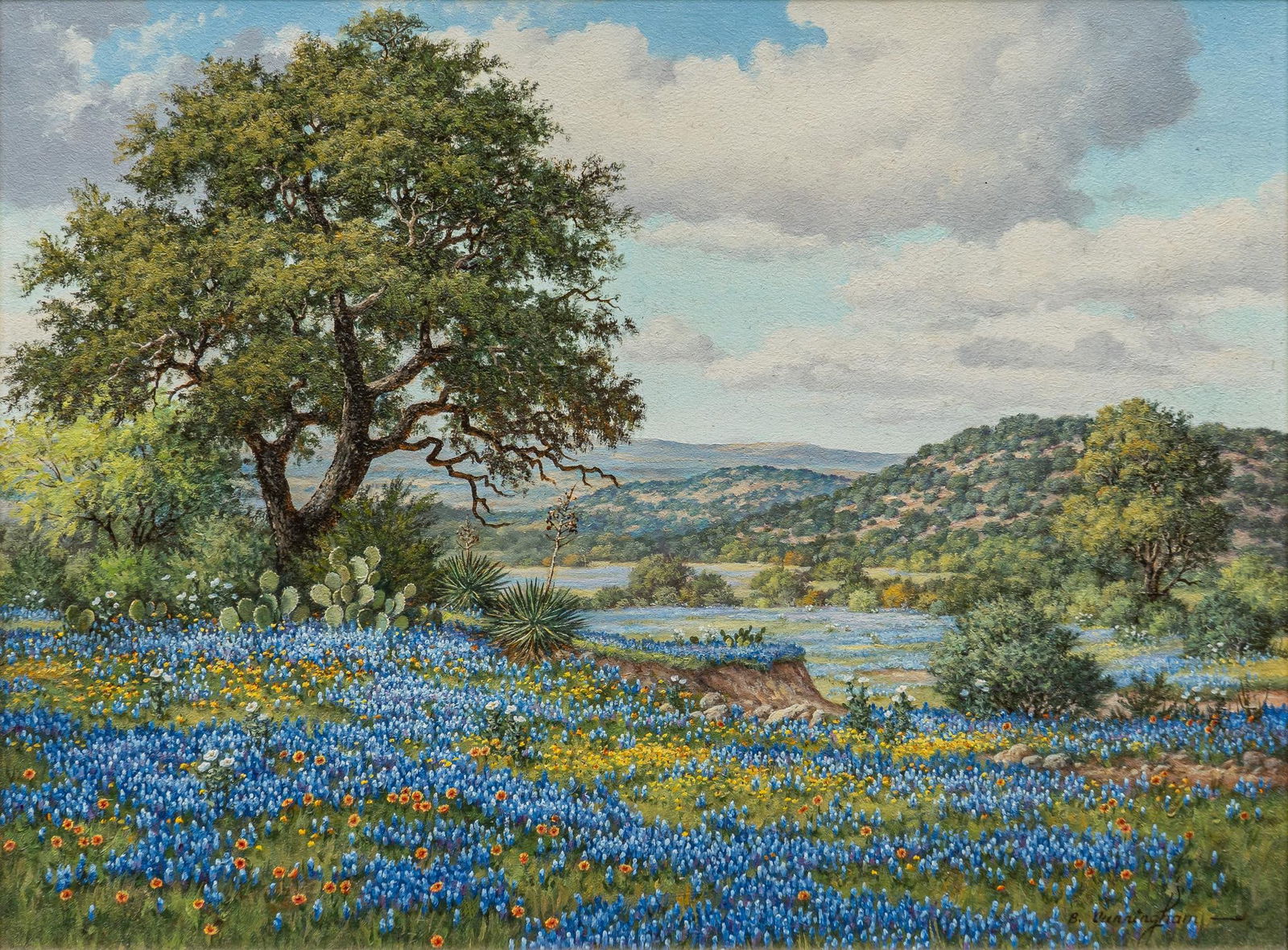 Betty Cunningham, Hill Country Landscape (1 of 5)