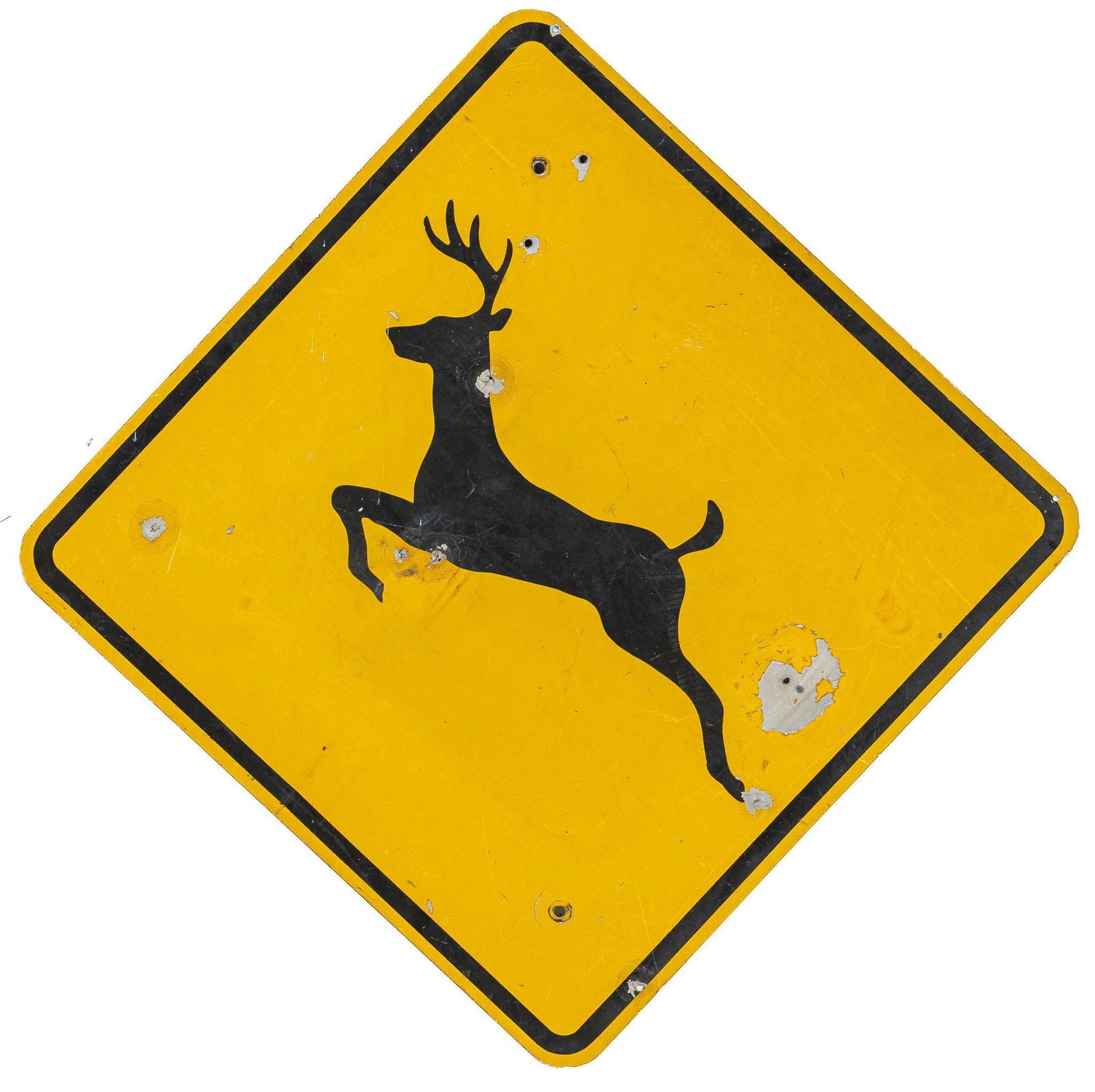 Aluminum Deer Crossing Sign (1 of 4)