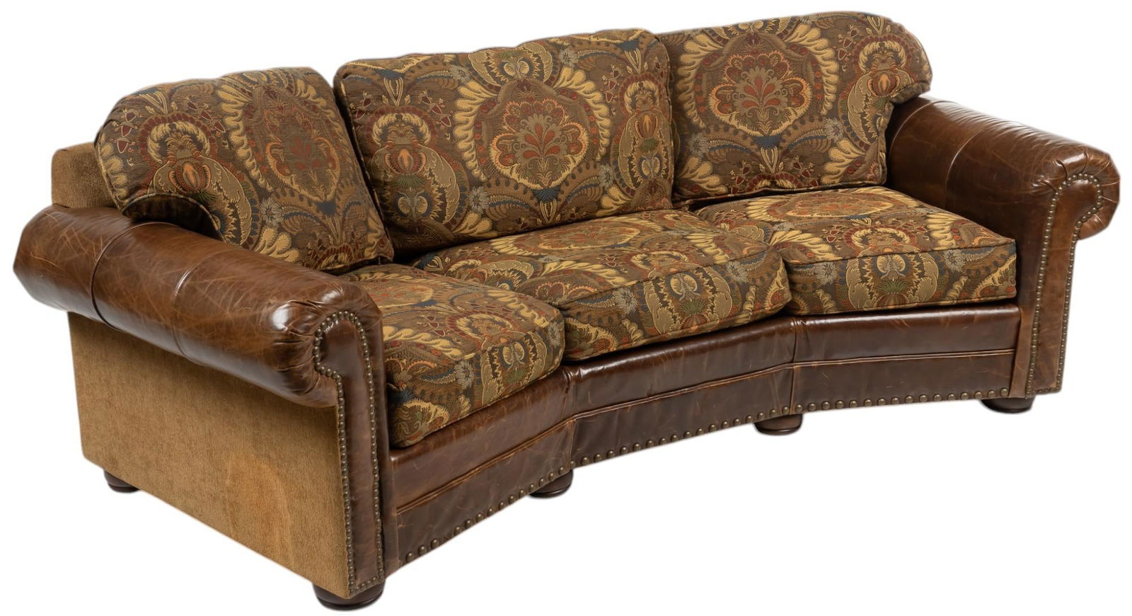 Brown Leather Sofa (1 of 6)
