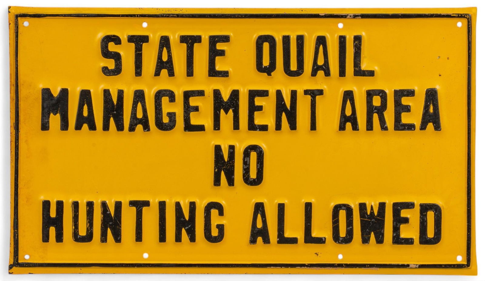 Texas State Quail Management Sign (1 of 5)