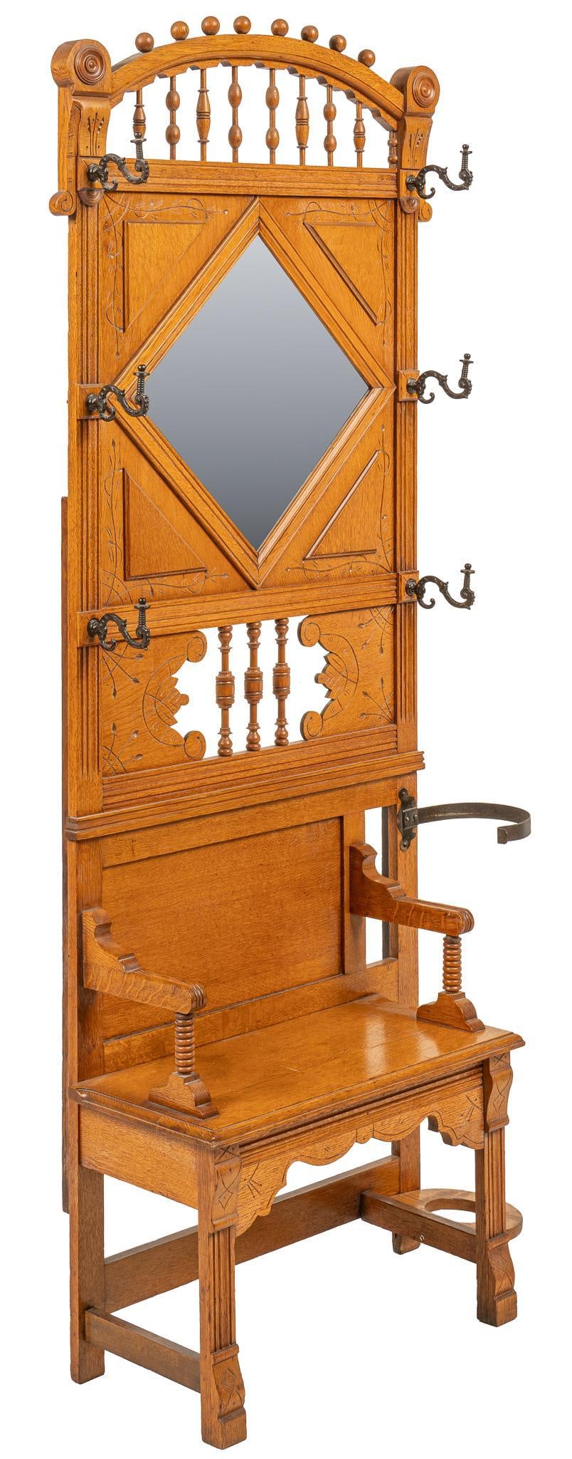 Ranch Style Hall Tree (1 of 10)