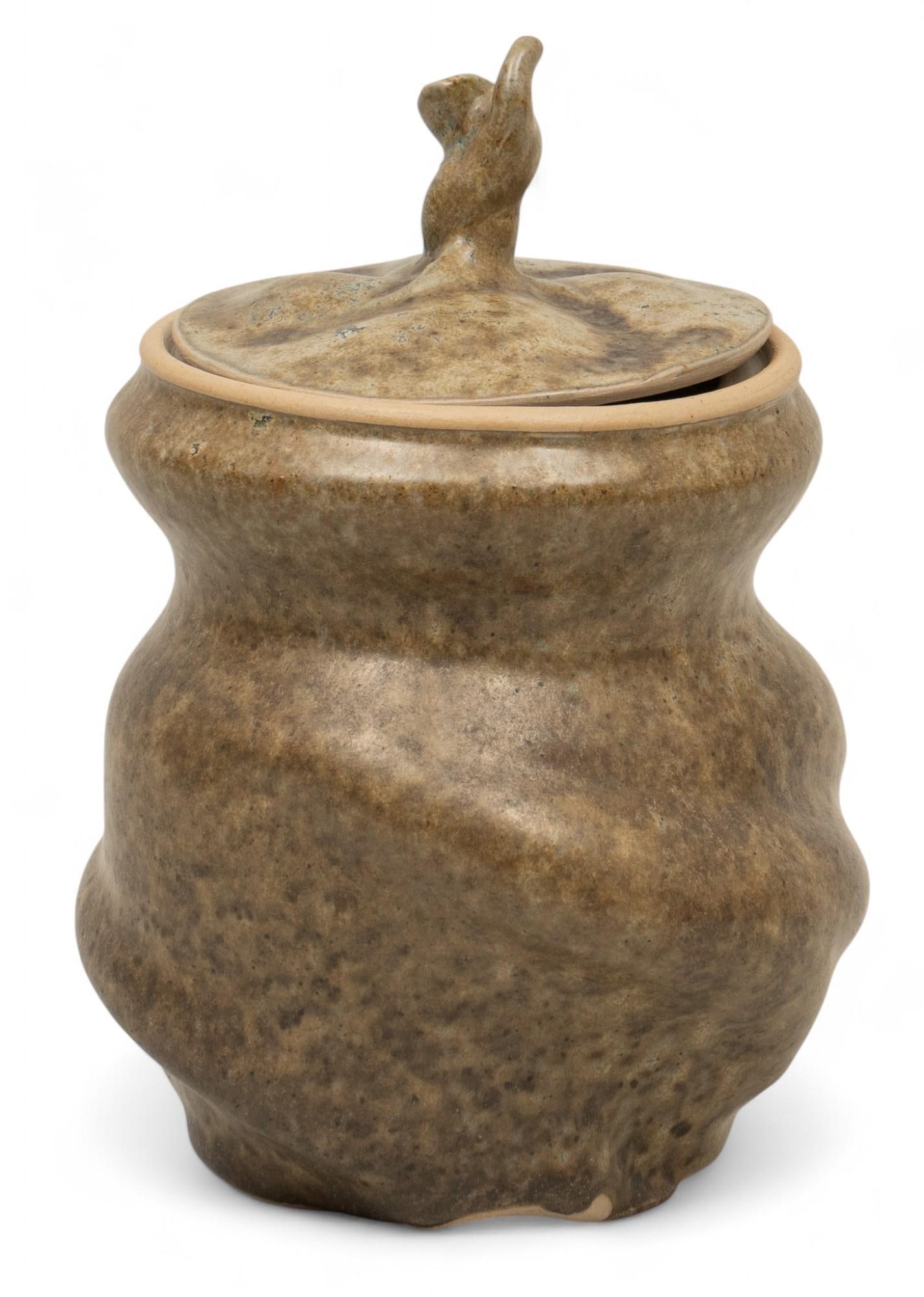 Juan Granados, Lidded Jar with Decorative Finial (1 of 6)