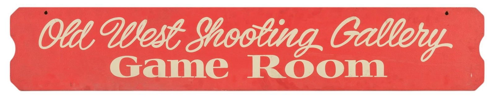 Old West Shooting Gallery Sign (1 of 4)