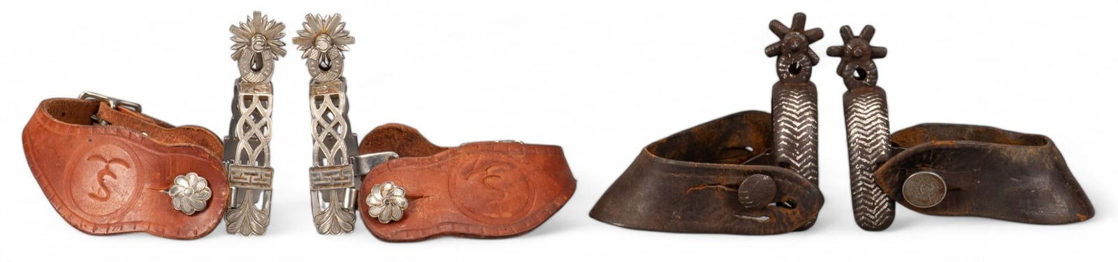 (2) Pairs of Cowboy Spurs (1 of 18)