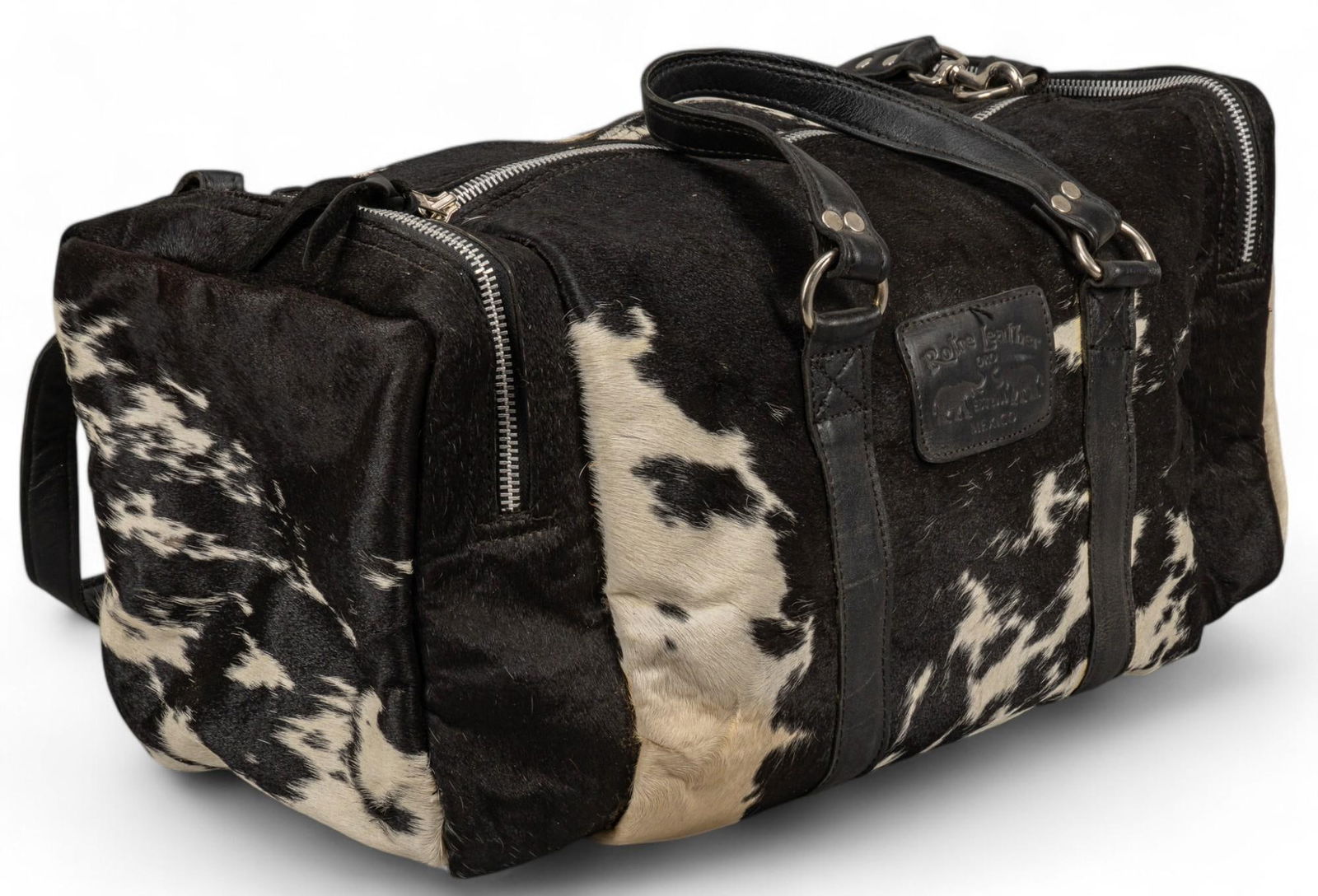 Cowhide and Leather Travel Bag (1 of 12)