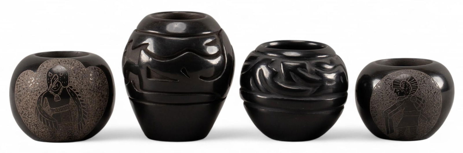 (4) Pieces of Santa Clara Pottery (1 of 11)