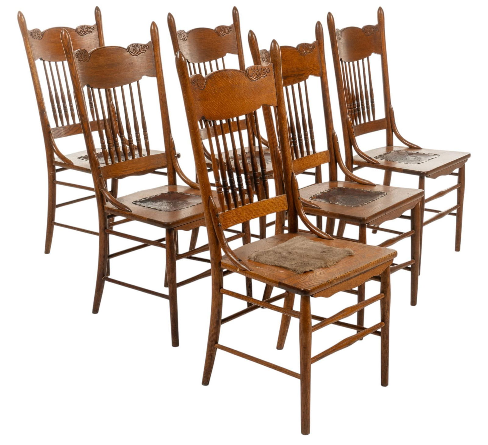 (6) Spindle Back Dining Chairs (1 of 9)
