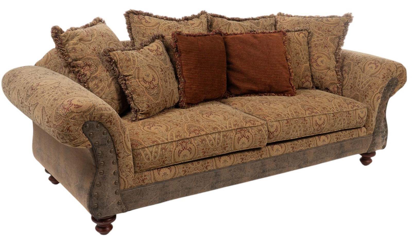 Upholstered Loveseat Sofa (1 of 8)