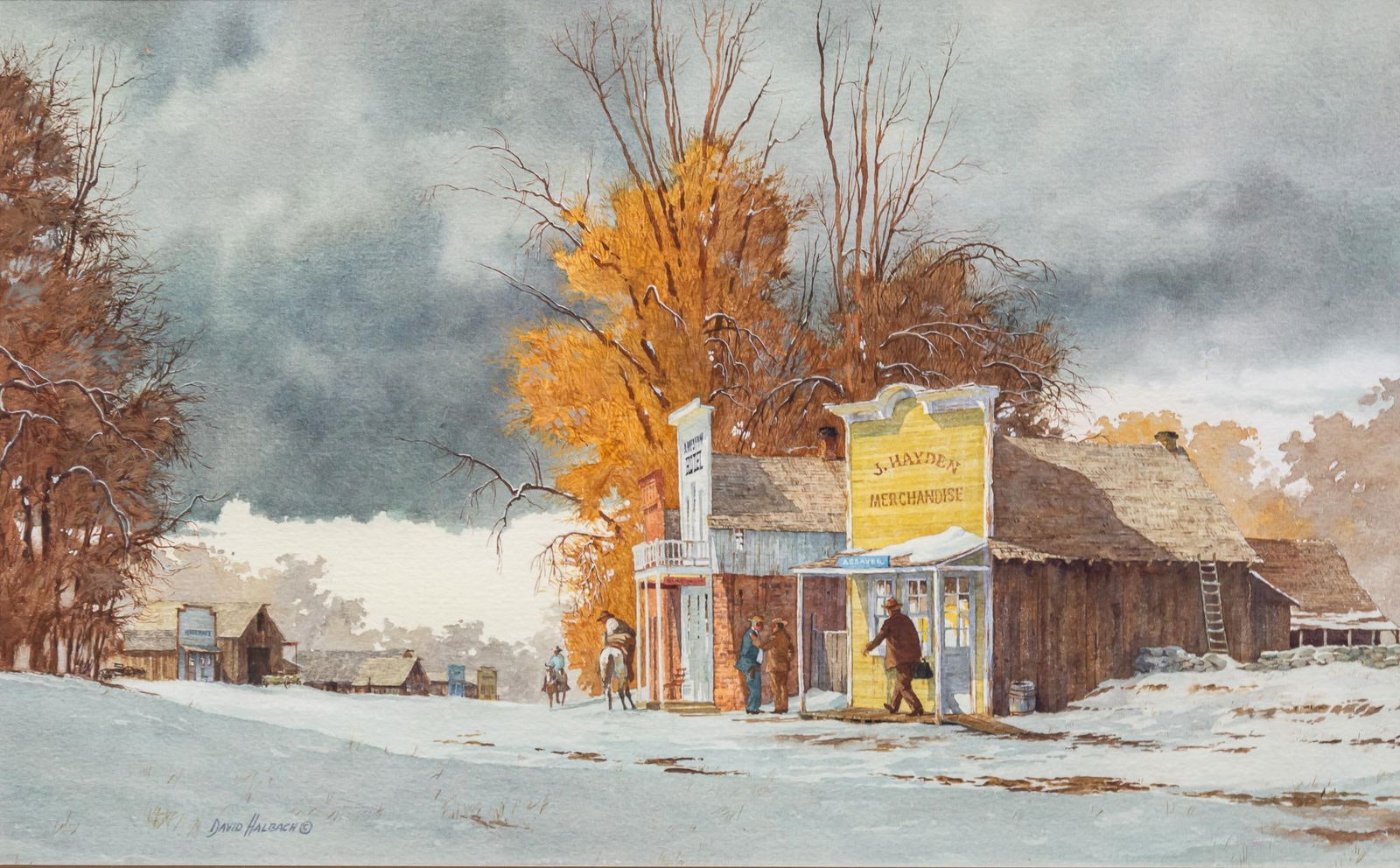 David Halbach, "The Hustle of the Big City", 1981 (1 of 8)