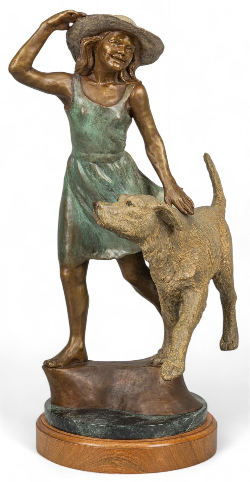 Cindy Burleson, Young Girl with Dog (1 of 11)