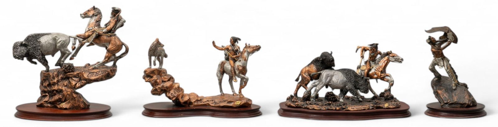 C. A. Pardell, (4) Native American Sculptures (1 of 20)