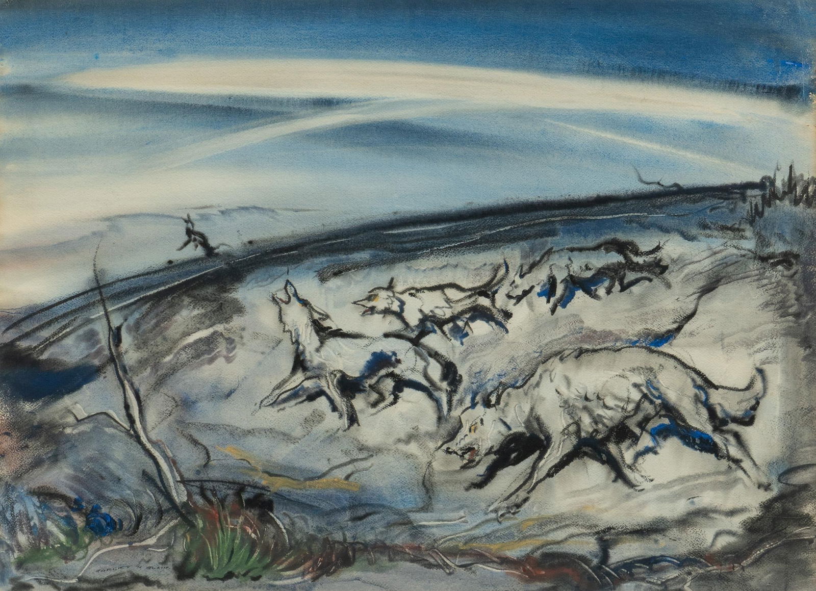 Robert Blair, Pack of Desert Coyotes (1 of 6)