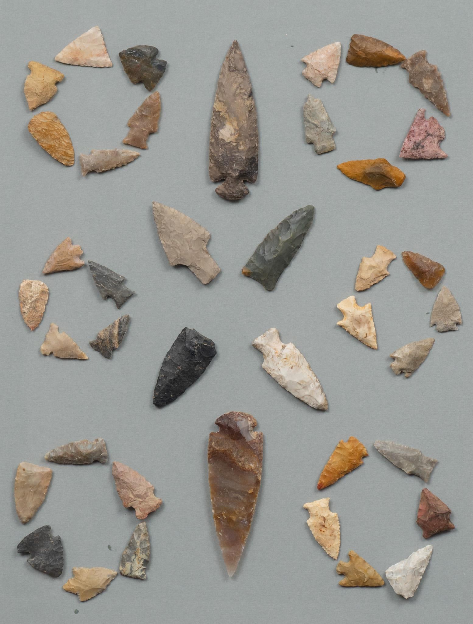 Framed Arrowhead Display, 40 pc. (1 of 5)