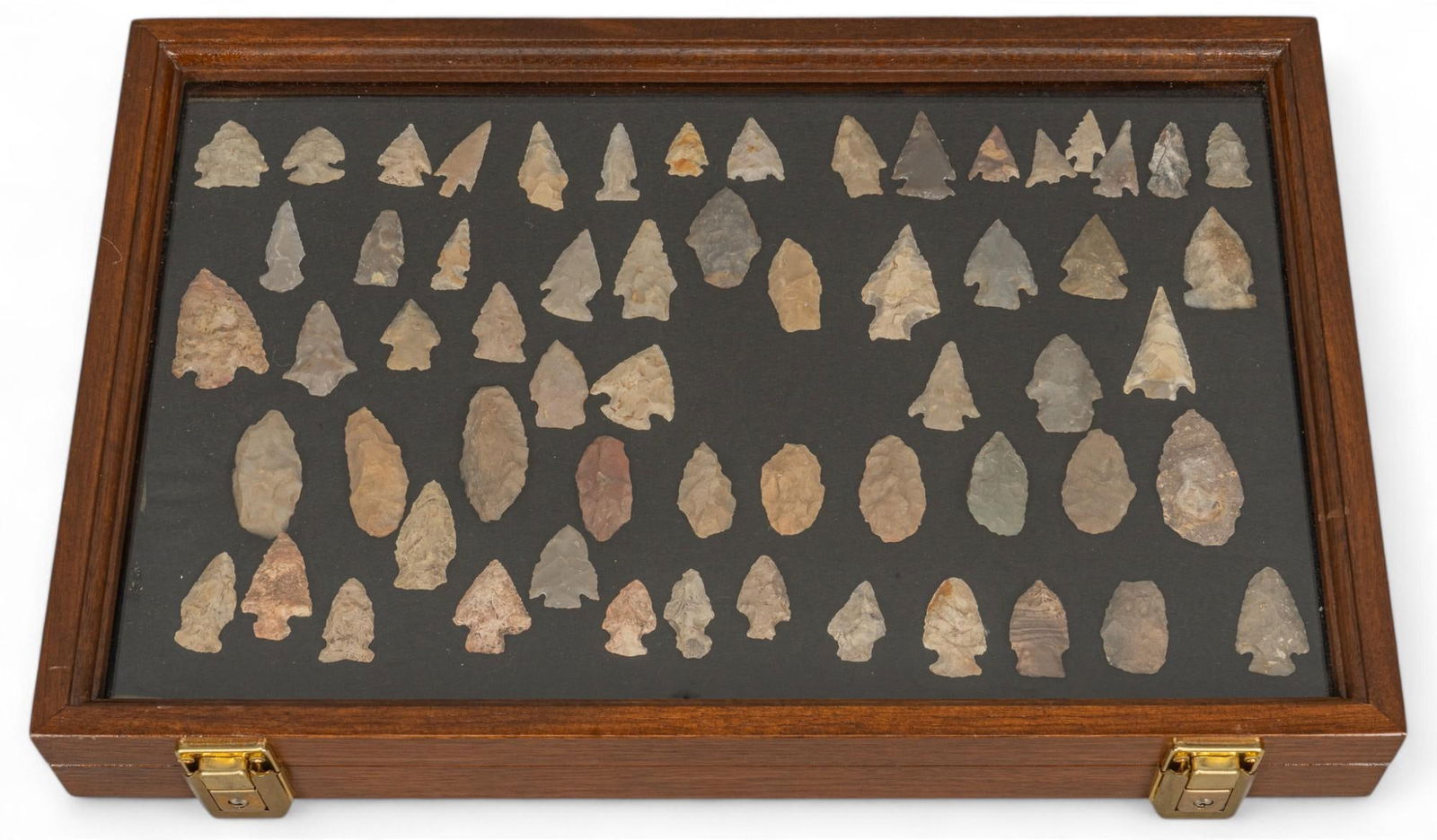 Framed Collection of Projectile Points (1 of 10)