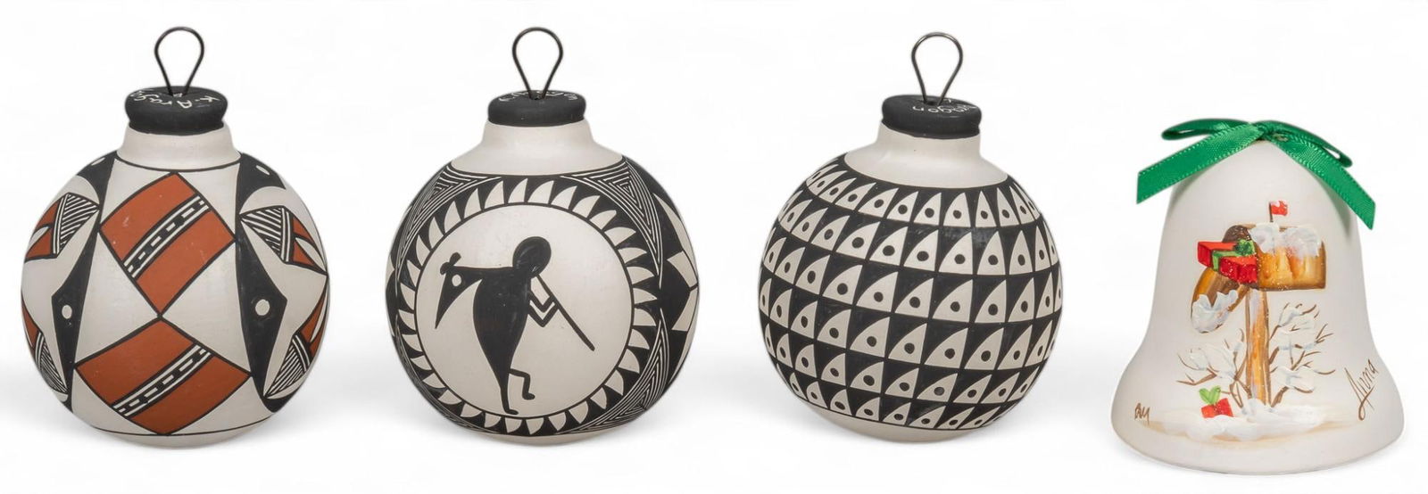 (4) Native American Style Ornaments (1 of 9)