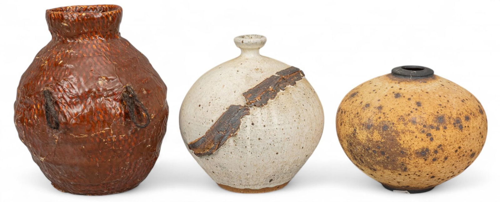 Collection of (3) Native American Style Vessels (1 of 11)