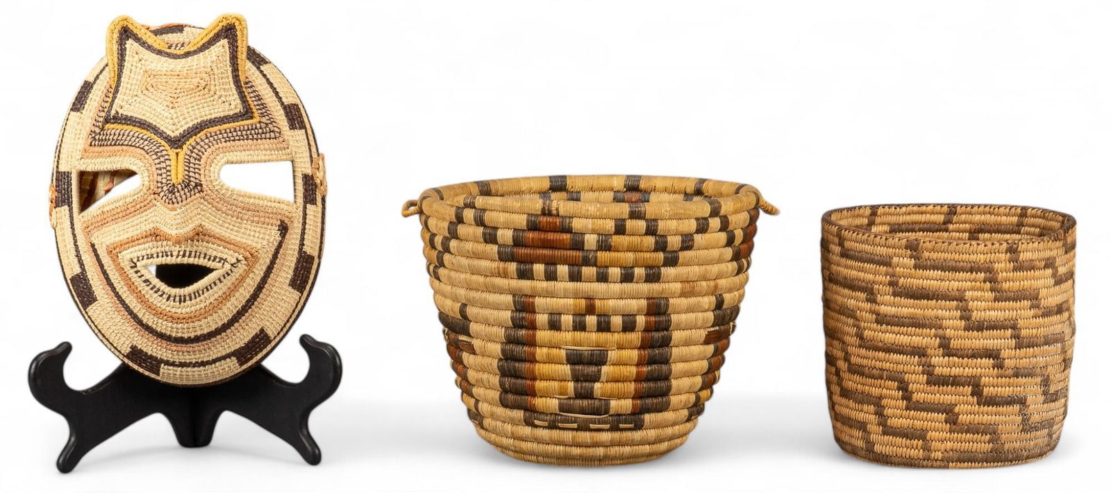 (3) Native American Style Woven Items (1 of 5)