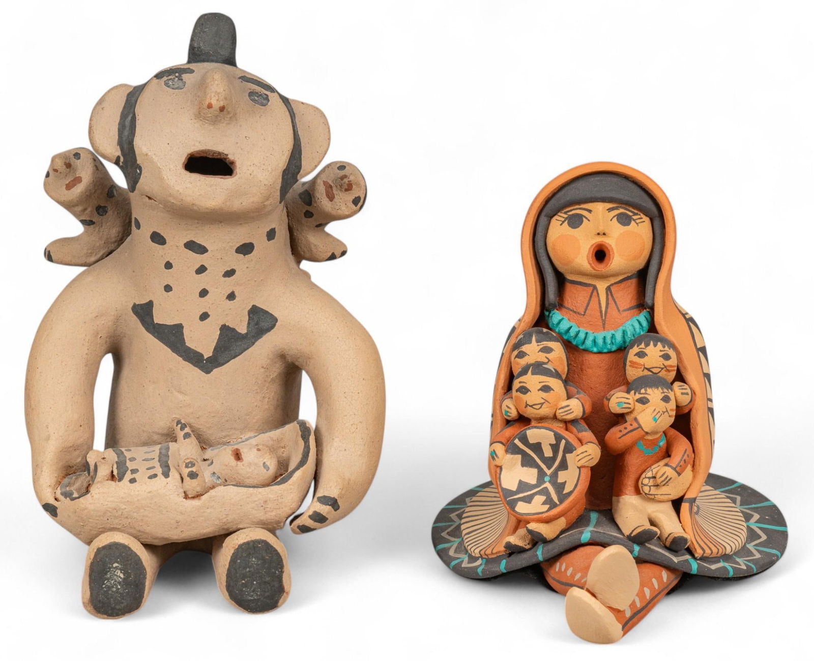 (2) Pottery Storyteller Figures (1 of 10)