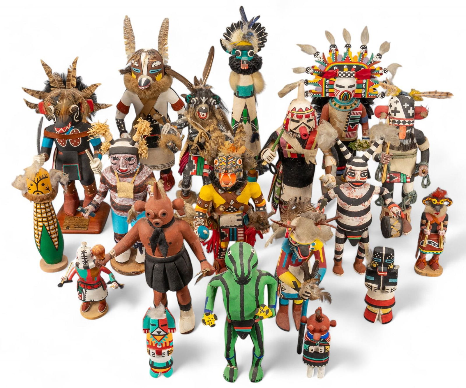 Collection of (19) Kachina Dolls (1 of 13)