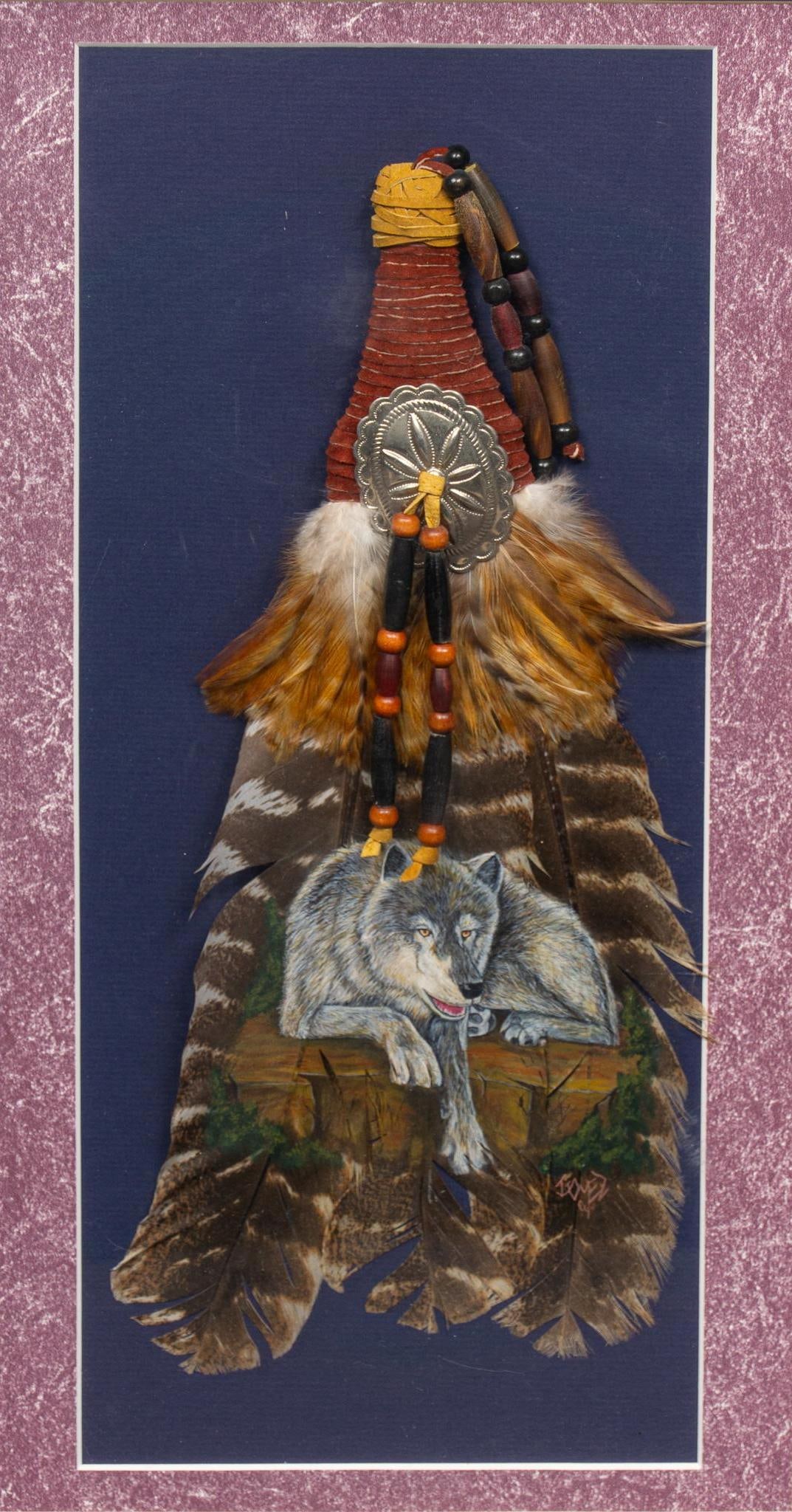 Native American Style Feather Object (1 of 3)