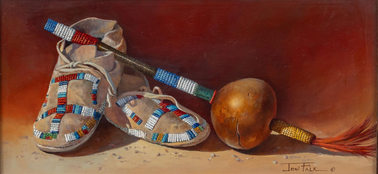 Joni Falk, "Beaded Symbols" (1 of 8)